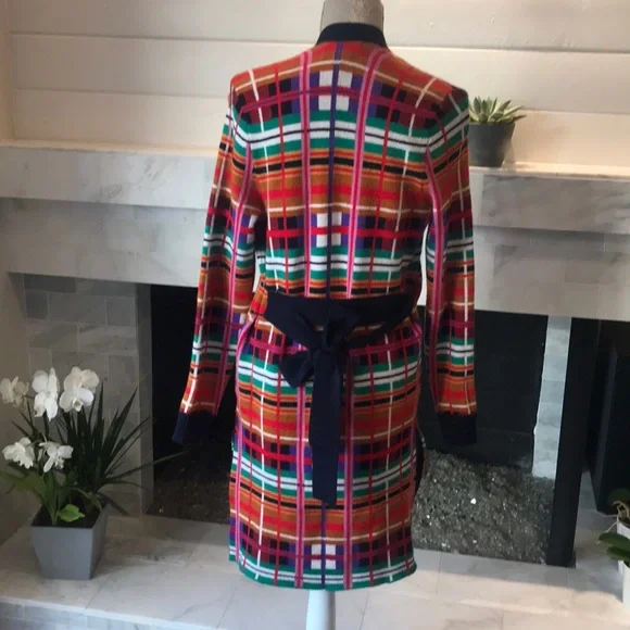 Anthropologie Moth Williston Plaid Cardigan XS VERY GOOD USED CONDITION. - Picture 9 of 12